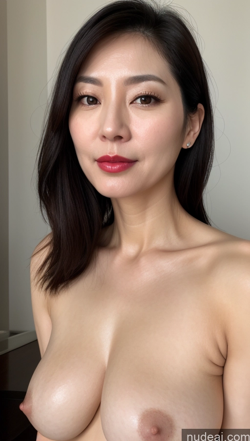 related ai porn images free for Woman One Perfect Boobs Beautiful Lipstick Fairer Skin 40s Black Hair Korean Close-up View