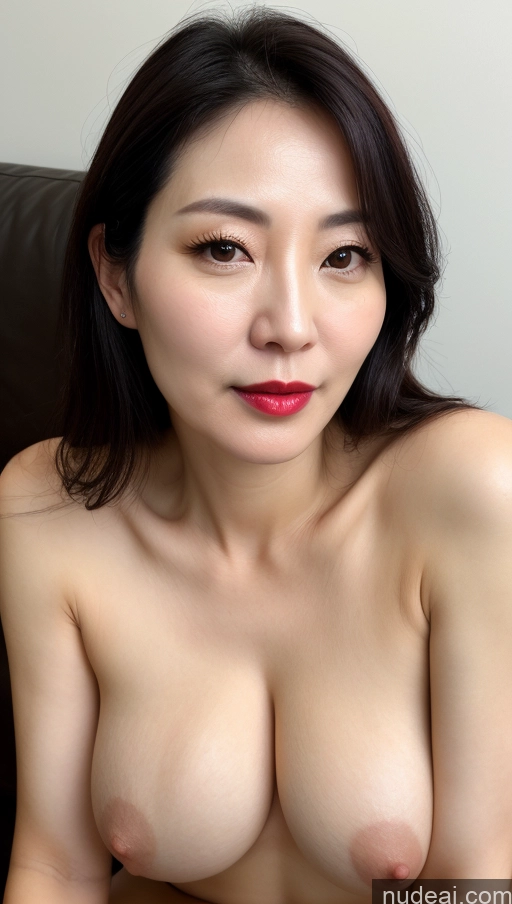 related ai porn images free for Woman One Perfect Boobs Beautiful Lipstick Fairer Skin 40s Black Hair Korean Close-up View