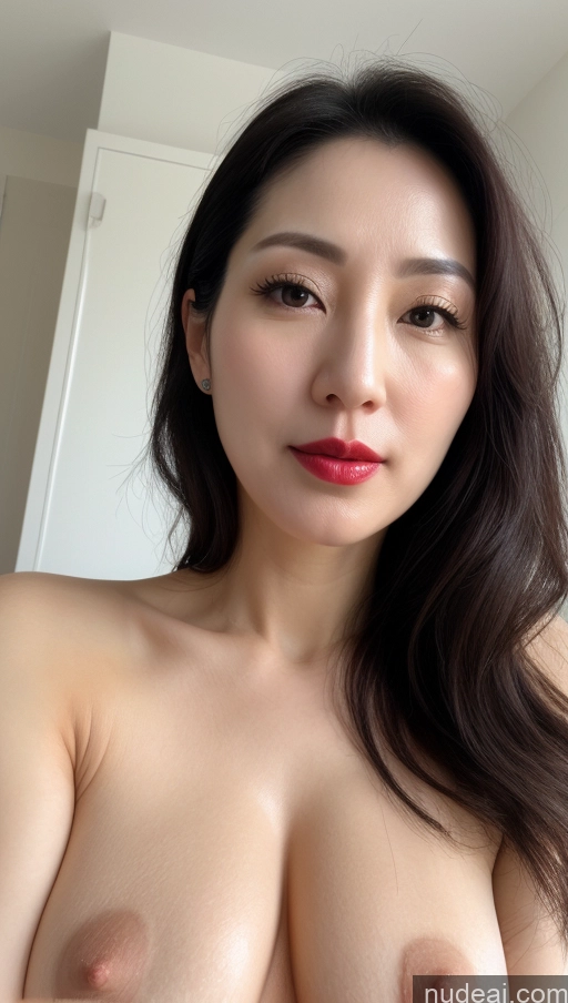 related ai porn images free for Woman One Beautiful Lipstick Fairer Skin Black Hair Korean Close-up View 40s Perfect Boobs