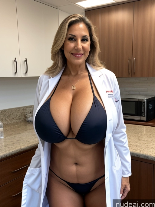 related ai porn images free for Milf Busty Huge Boobs Thick Tanned Skin Front View Microkini Thong One 70s Middle Eastern Vampire Lab Coat Professor