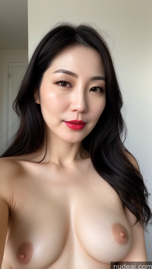 related ai porn images free for Woman One Beautiful Lipstick Fairer Skin Black Hair Korean Close-up View 40s Perfect Boobs