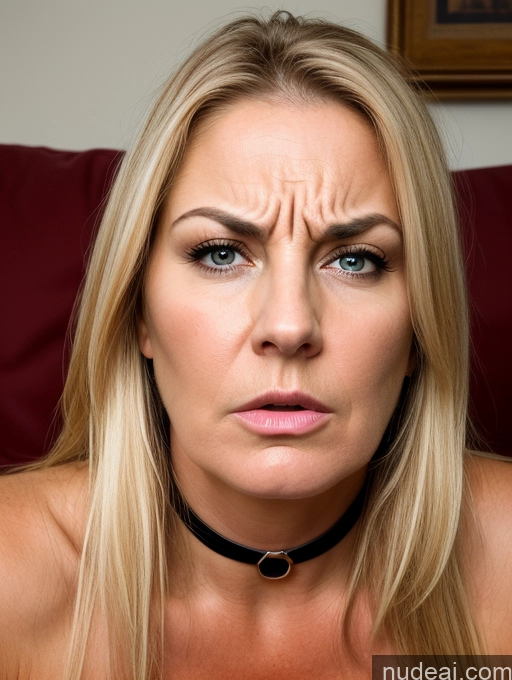 related ai porn images free for Woman Busty Blonde German 40s Skin Detail (beta) Front View Straight Straddling Angry Choker Couch