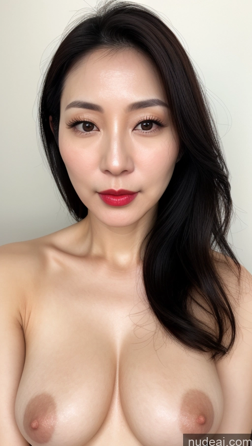 related ai porn images free for Woman One Beautiful Lipstick Fairer Skin Black Hair Korean Close-up View 40s Perfect Boobs