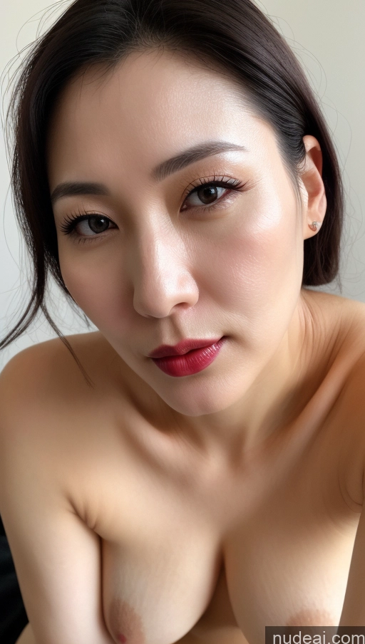 related ai porn images free for Woman One Beautiful Lipstick Fairer Skin Black Hair Korean Close-up View 40s Perfect Boobs