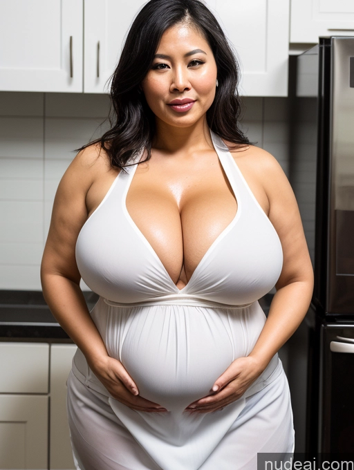 related ai porn images free for Milf Busty Huge Boobs Big Ass Thick Big Hips Pregnant Oiled Body Orgasm Shocked 30s Black Hair Vietnamese Apron Transparent Thong Cleavage Kitchen