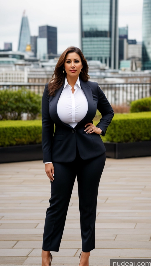related ai porn images free for Woman One Huge Boobs Big Ass Thick Big Hips Long Hair 40s Seductive Sexy Face Full Frontal Busty Brunette White High Heels Blouse Stylish London Suit Secretary