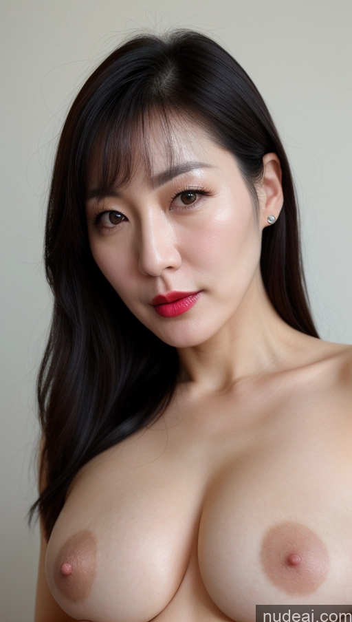 related ai porn images free for Woman One Perfect Boobs Beautiful Lipstick Fairer Skin 40s Black Hair Korean Close-up View