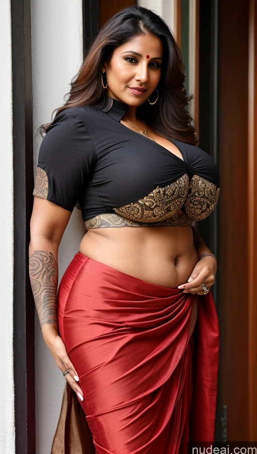 related ai porn images free for Milf Busty Huge Boobs Beautiful Tattoos Muscular Big Ass Thick Big Hips Tall Dark Skin 60s Straight Indian Street Close-up View Blouse Sari Cleavage Ginger Dark Fantasy