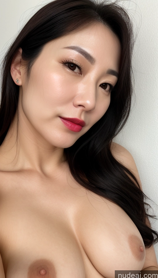 related ai porn images free for Woman One Perfect Boobs Beautiful Lipstick Fairer Skin 40s Black Hair Korean Close-up View