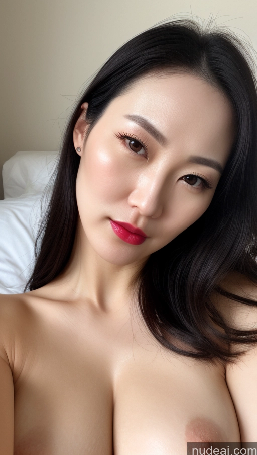 related ai porn images free for Woman One Perfect Boobs Beautiful Lipstick Fairer Skin Black Hair Korean Close-up View 30s Slicked