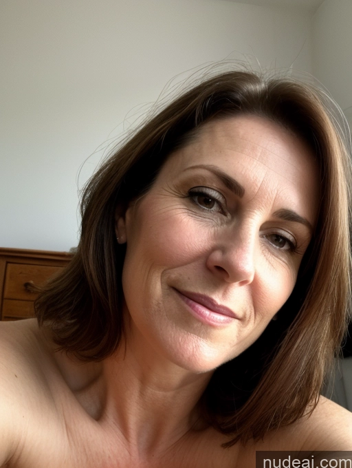 related ai porn images free for One Beautiful Fairer Skin Pubic Hair British Nude Milf Sexy Face Bedroom On Back Close-up View Brunette Long Hair 40s