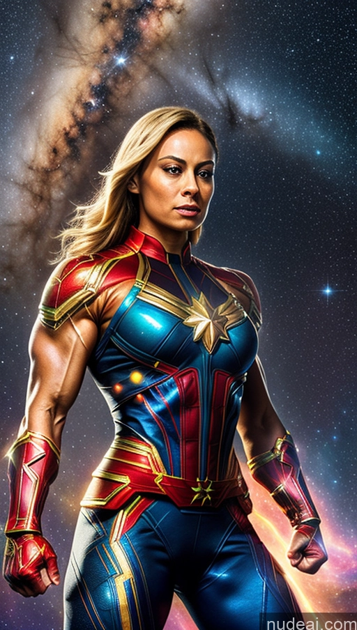 related ai porn images free for Bodybuilder Muscular Abs Busty Several Stargazing Captain Marvel Powering Up Dynamic View