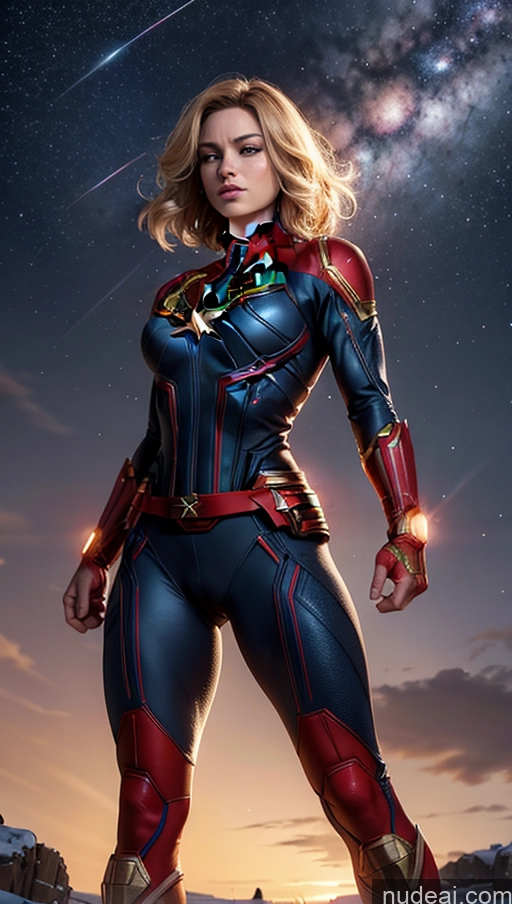 related ai porn images free for Bodybuilder Muscular Abs Busty Several Stargazing Captain Marvel Powering Up Dynamic View