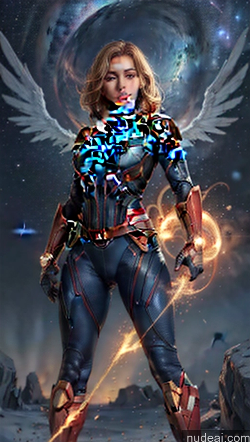 related ai porn images free for Bodybuilder Muscular Abs Busty Several Stargazing Captain Marvel Powering Up Has Wings Dynamic View
