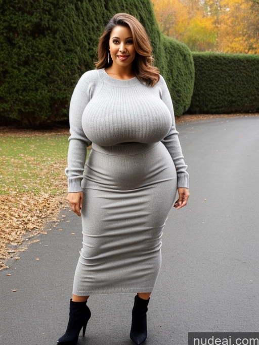 related ai porn images free for Woman Sweater Long Skirt Big Ass Big Hips 40s Huge Boobs Busty Perfect Boobs Skinny High Heels