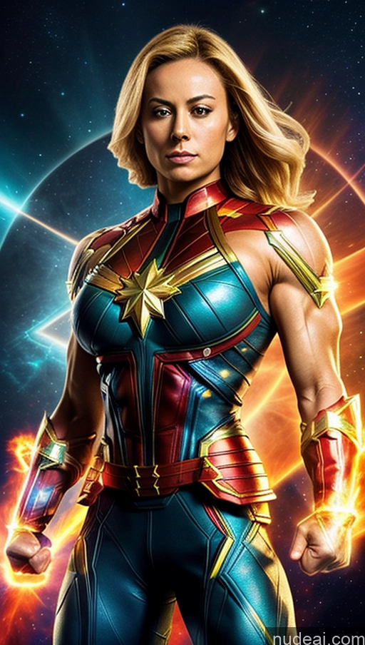 related ai porn images free for Bodybuilder Muscular Abs Several Super Saiyan Science Fiction Style Powering Up Busty Perfect Boobs Captain Marvel