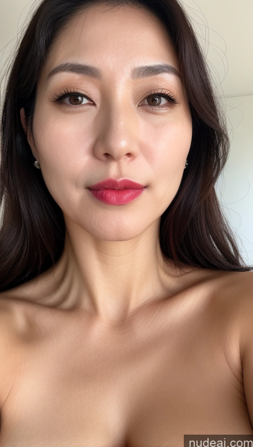 related ai porn images free for Woman One Perfect Boobs Beautiful Lipstick Fairer Skin 40s Black Hair Korean Close-up View