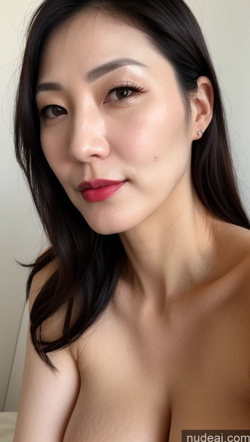 related ai porn images free for Woman One Perfect Boobs Beautiful Lipstick Fairer Skin 40s Black Hair Korean Close-up View