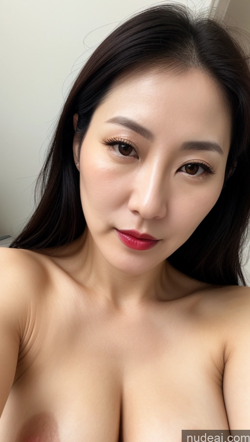 related ai porn images free for Woman One Perfect Boobs Beautiful Lipstick Fairer Skin 40s Black Hair Korean Close-up View