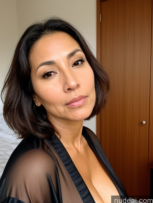 related ai porn images free for Milf One 40s Bedroom Kimono Shocked Beautiful Tanned Skin White Brunette Straight Black And White Small Tits Close-up View Cumshot
