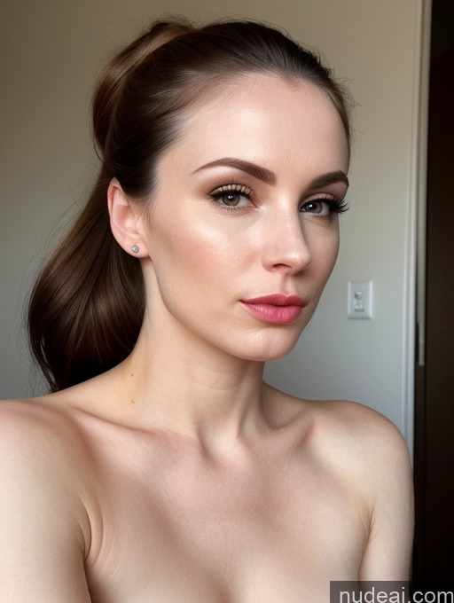 related ai porn images free for One Beautiful Pouting Lips Ponytail Detailed Fairer Skin Nude Woman 30s British Brunette