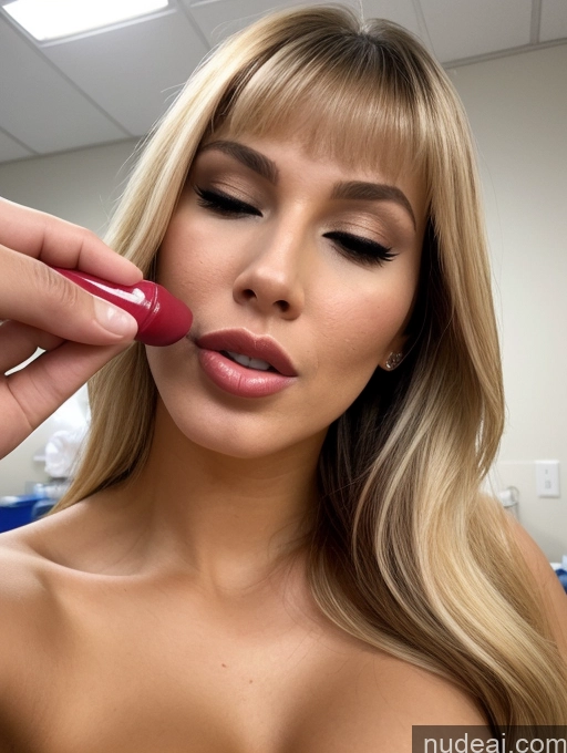 related ai porn images free for Miss Universe Model Beautiful Lipstick Perfect Body 18 Orgasm Blonde Bangs Illustration Front View Nude White Hospital Blowjob