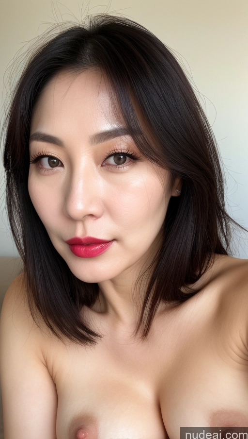 related ai porn images free for Woman One Perfect Boobs Beautiful Lipstick Fairer Skin 40s Black Hair Korean Close-up View