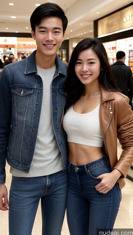 related ai porn images free for Skinny 18 Black Hair Chinese Woman + Man Happy Detailed Skin Detail (beta) Small Ass Small Tits Beautiful Mall Jeans Jacket