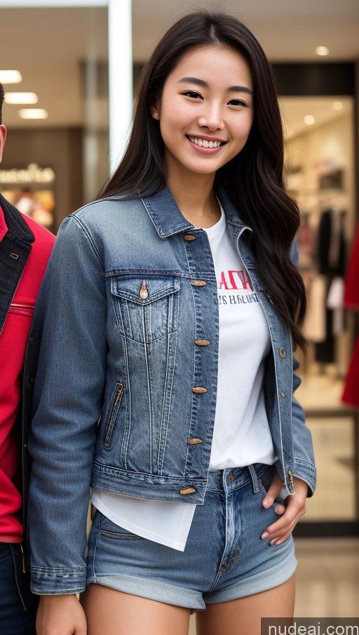 related ai porn images free for Skinny 18 Black Hair Chinese Woman + Man Happy Detailed Skin Detail (beta) Small Ass Small Tits Beautiful Mall Jeans Jacket