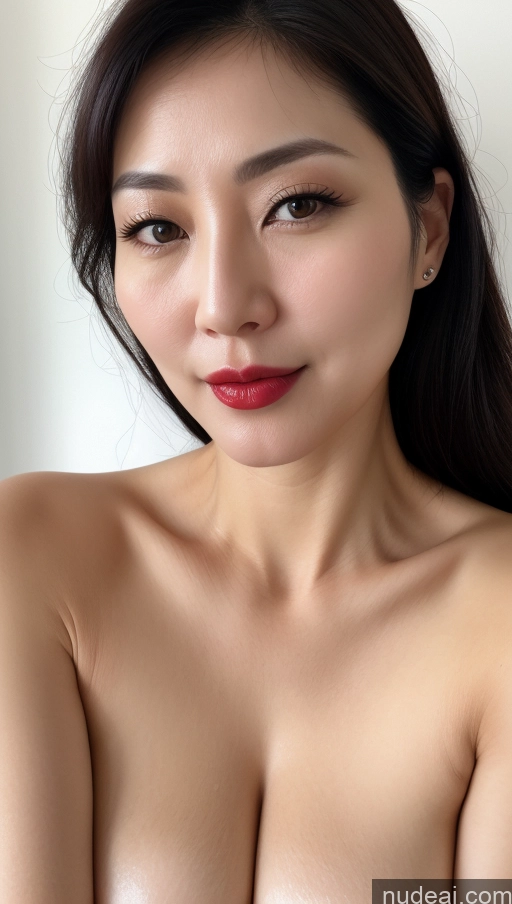 related ai porn images free for Woman One Perfect Boobs Beautiful Lipstick Fairer Skin 40s Black Hair Korean Close-up View