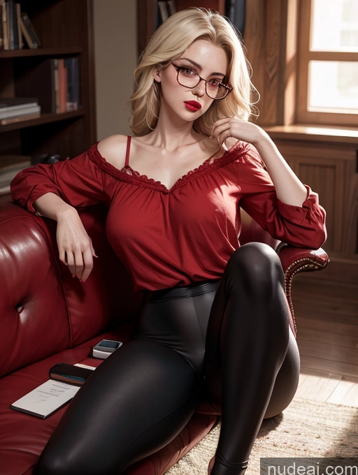 related ai porn images free for 80s Czech Skinny Tall Busty Glasses Couch Blouse Chemise Yoga Pants Detailed Lipstick Professor Angry Casual