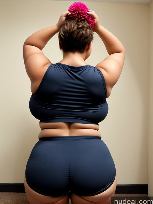 related ai porn images free for Woman Busty Huge Boobs Big Ass Thick Chubby Fat 40s Seductive Pixie Back View Bending Over Cheerleader