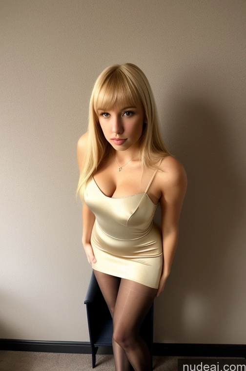related ai porn images free for Small Tits Big Hips Big Ass Long Legs 18 Sexy Face Blonde Bangs French Dress Pantyhose Stylish High Heels