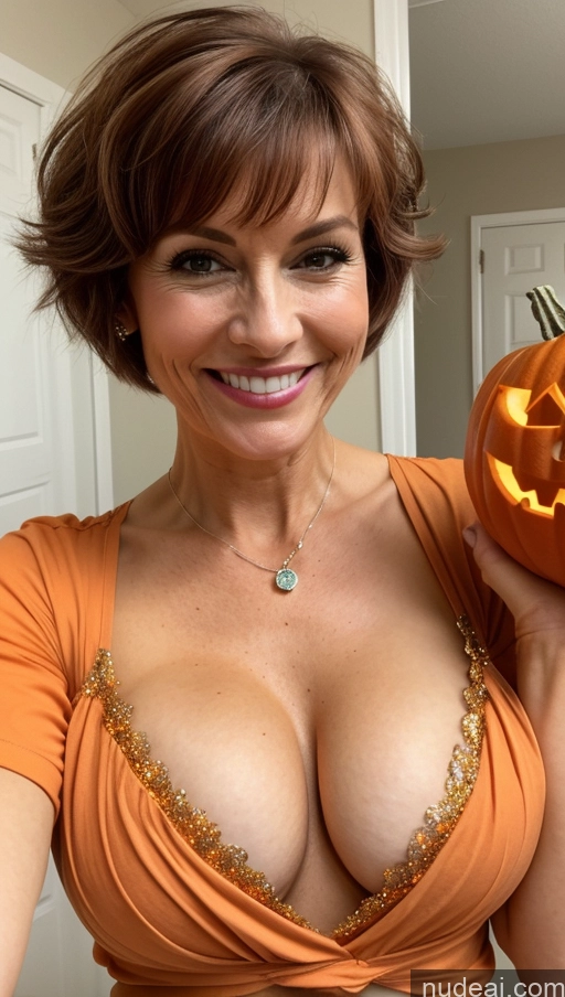 related ai porn images free for Milf One Small Tits Skinny Perfect Body Happy Pixie Halloween Shirt Detailed Cleavage Close-up View