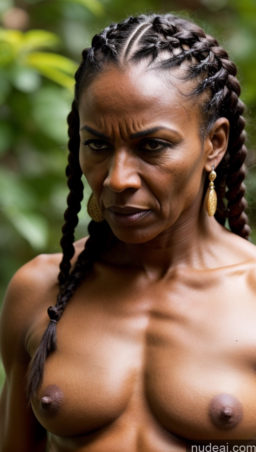 related ai porn images free for Milf Muscular Abs Dark Skin Braided Ethiopian Angry Front View Pubic Hair Nude Roman Laughing 60s