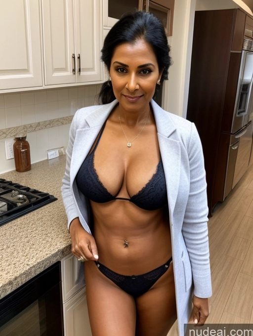 related ai porn images free for Milf Two Perfect Boobs Perfect Body Dark Skin 70s Indian Kitchen Jacket Professor Secretary Cleavage Partially Nude Detailed Stylish Suit