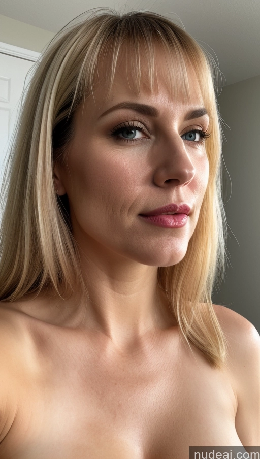 related ai porn images free for Woman One Perfect Boobs Beautiful Lipstick Fairer Skin 40s Close-up View Bangs Blonde White Cumshot