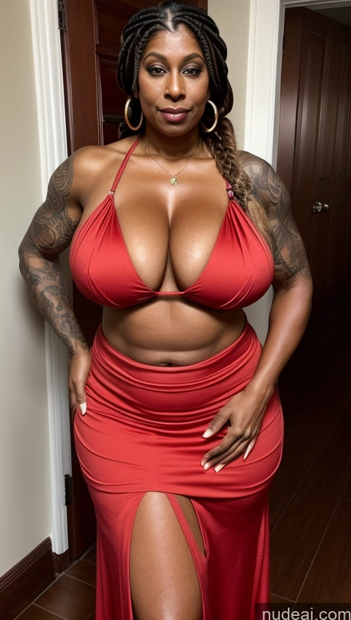 related ai porn images free for Milf Busty Huge Boobs Beautiful Tattoos Muscular Big Ass Thick Big Hips Tall Dark Skin 50s Serious Ginger Indian Front View Bikini Long Skirt Cleavage Detailed Sexy Face Party Braided