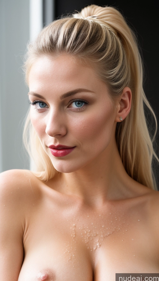 related ai porn images free for Model Perfect Boobs Beautiful Lipstick Perfect Body Fairer Skin Seductive Scandinavian Hair Bun Busty 20s Cumshot Oiled Body
