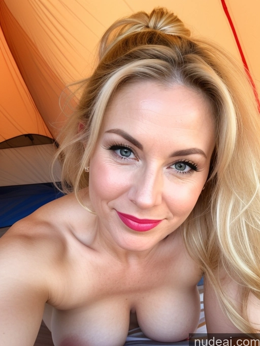 related ai porn images free for Milf One Fairer Skin Pouting Lips Blonde Ponytail British Nude 30s Happy Glasses Small Tits Spreading Legs Tent Seductive Perfect Boobs