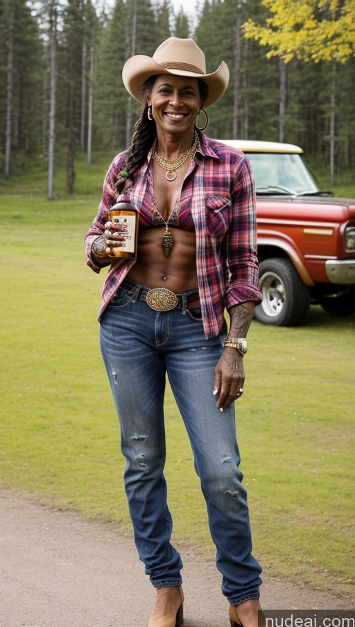 related ai porn images free for Milf Abs Muscular Dark Skin Jeans Western Lumberjack 60s Tattoos Laughing Beer Braided Ethiopian Hat