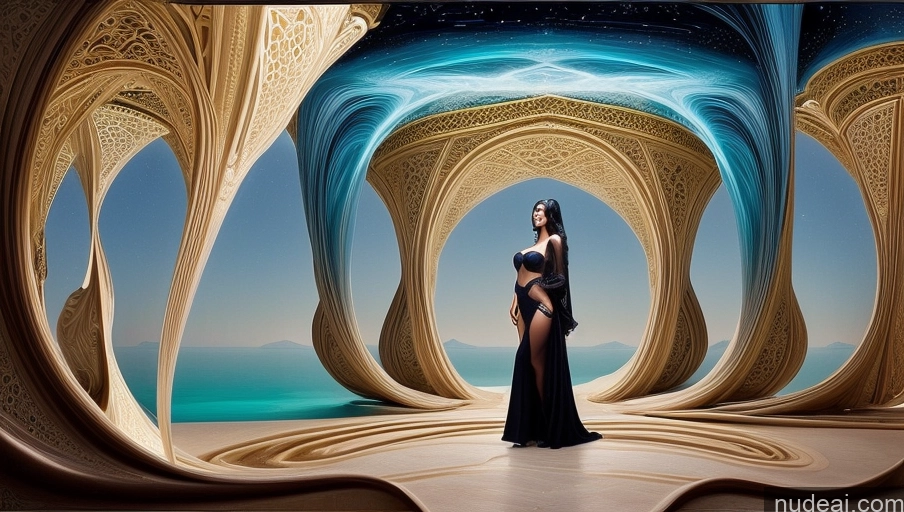 related ai porn images free for Milf One Busty Sexy Face Black Hair Arabic Surrealist Bedroom Front View Long Hair 30s Satin