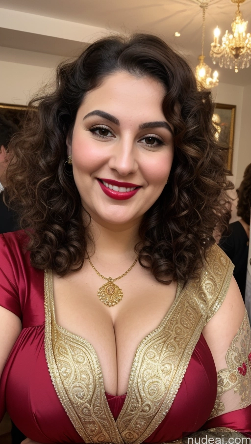 related ai porn images free for Milf Busty Beautiful Lipstick Thick Chubby Fat Big Hips Fairer Skin 20s Happy Seductive Brunette Curly Hair Russian Party Front View Plank Sari Blouse Dirndl Victorian Cleavage Gold Jewelry