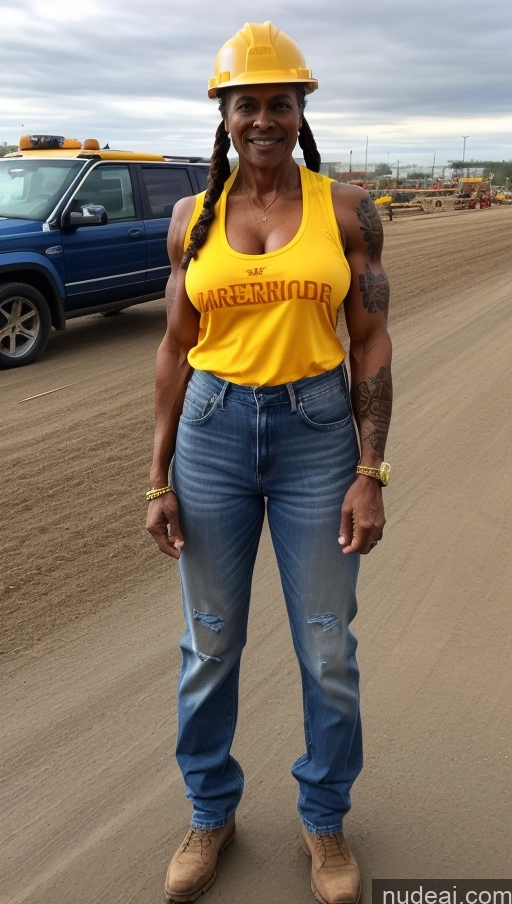 related ai porn images free for Muscular Abs Dark Skin Milf Ethiopian 50s Braided Jeans Construction Worker Beer Eating Western Tattoos