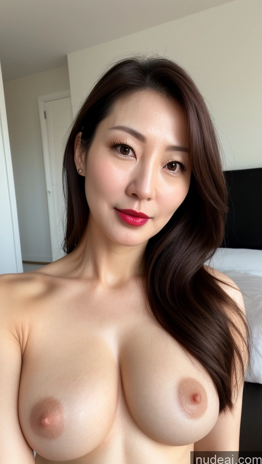 related ai porn images free for Woman One Perfect Boobs Beautiful Lipstick Fairer Skin 40s Brunette Korean Close-up View