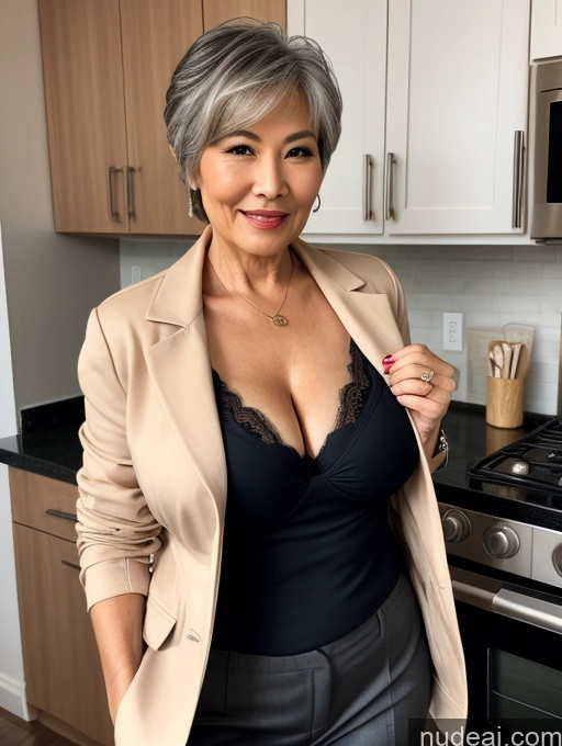 related ai porn images free for Milf Perfect Boobs Beautiful Perfect Body 70s Pixie Chinese Kitchen Bra Casual Jacket Professor Stylish Suit Cleavage Detailed Sexy Face Busty
