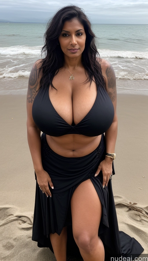related ai porn images free for Milf Busty Huge Boobs Tall Big Hips Thick Dark Skin Muscular Big Ass Tattoos Beautiful 50s Sexy Face Seductive Messy Indian Beach Bikini Goth Long Skirt Cleavage Detailed