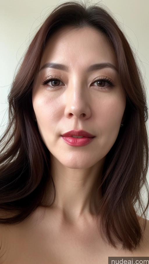 related ai porn images free for Woman One Perfect Boobs Beautiful Close-up View Korean Brunette 40s Fairer Skin Lipstick