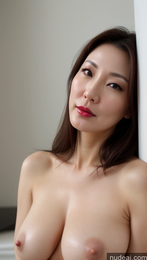 related ai porn images free for Woman One Perfect Boobs Beautiful Lipstick Fairer Skin 40s Korean Close-up View Brunette