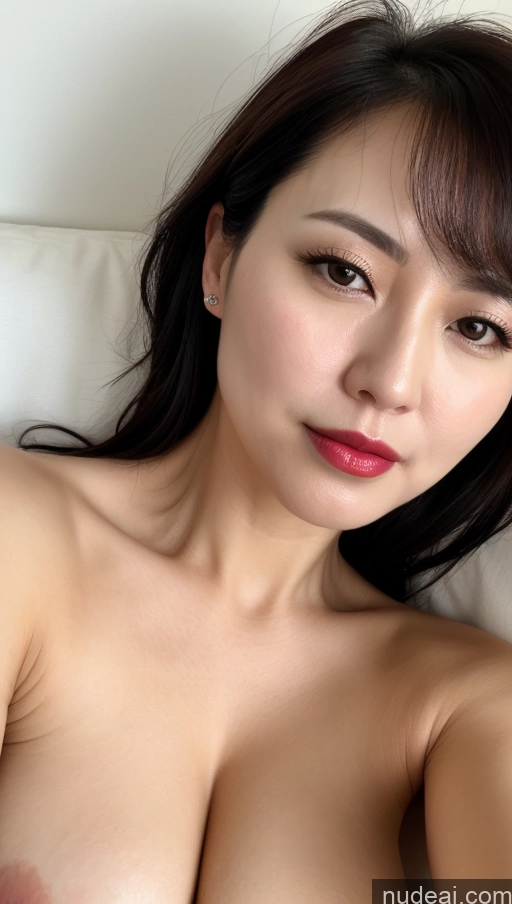 related ai porn images free for Woman One Perfect Boobs Beautiful Lipstick Fairer Skin 40s Black Hair Korean Close-up View